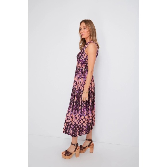 Ulla Johnson Sascha Midi Dress in Wisteria Pink Purple Size US 2 - Picture 10 of 15